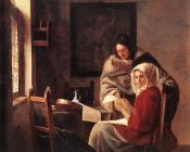 约翰尼斯 维米尔 : Girl Interrupted at her Music